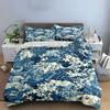 Ocean Waves Art Three-Piece Set Soft Comfortable Duvet Cover Bedding Set Included 1*Duvet Cover & 2*Pillowcases, Gift