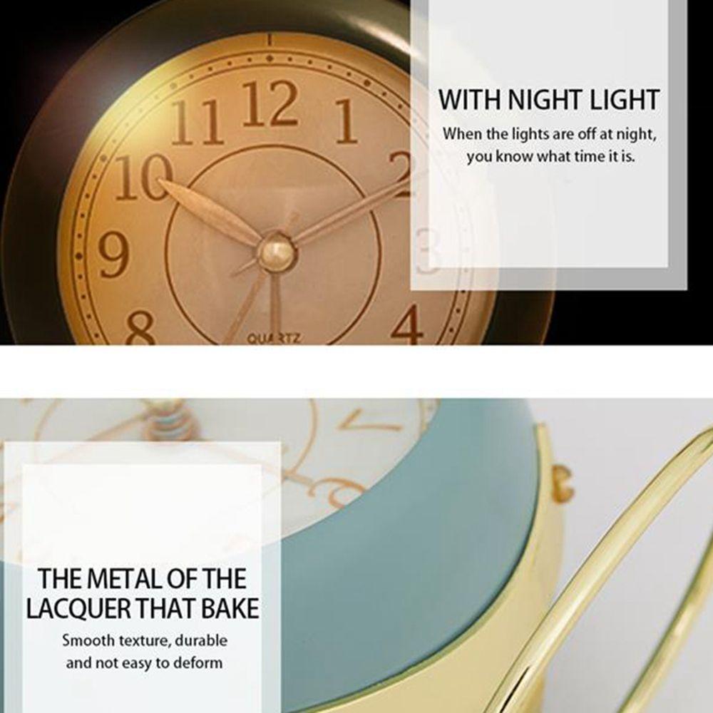 Quartz Bedroom Decoration Student  Bedside Table Clock Alarm Clock Home Decor Desktop Ornaments
