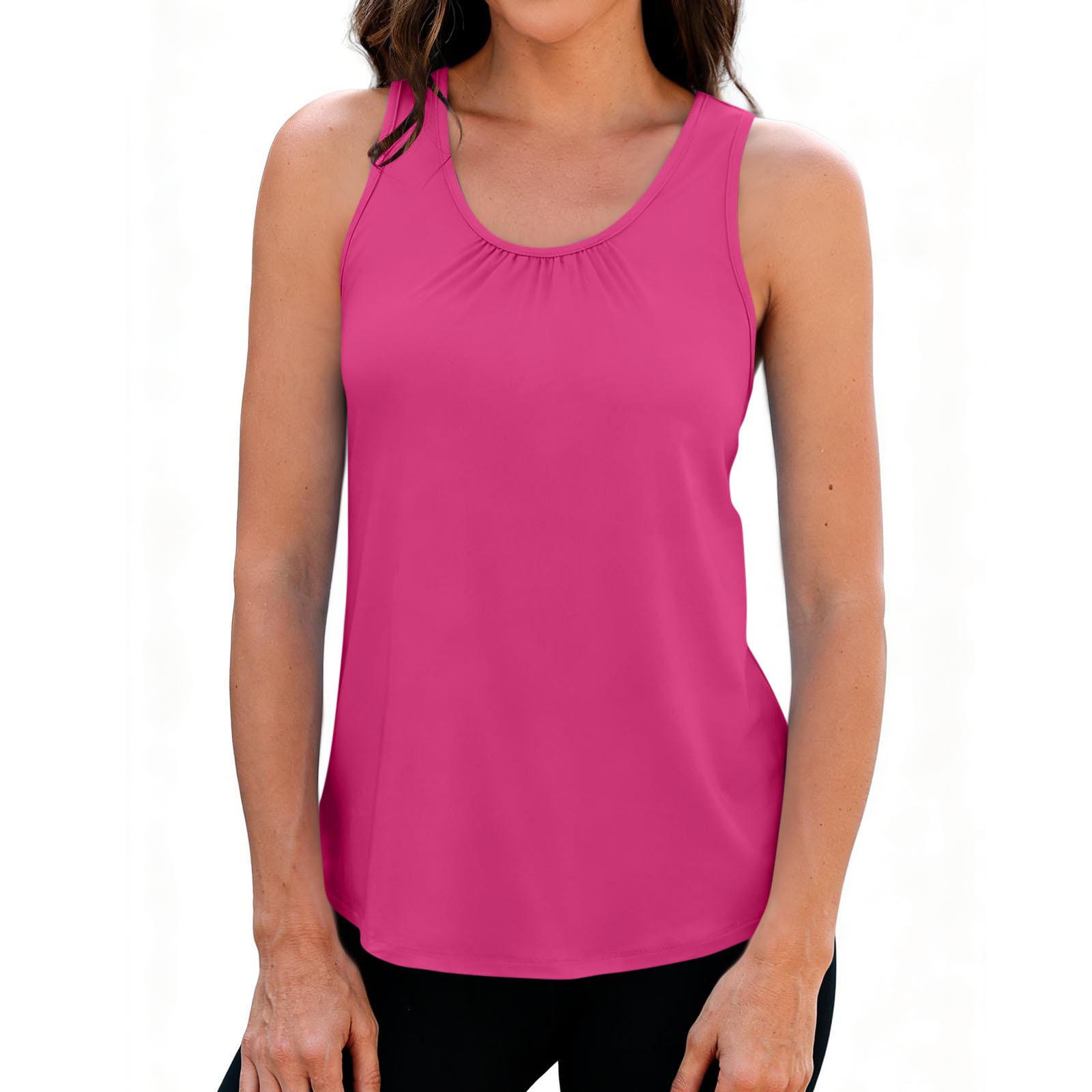 

Womens Spring Tops Sleeveless Tank Summer Shirts for Women Lightweight Casual Womens Summer T Shirts Dressy Tops for Women XL