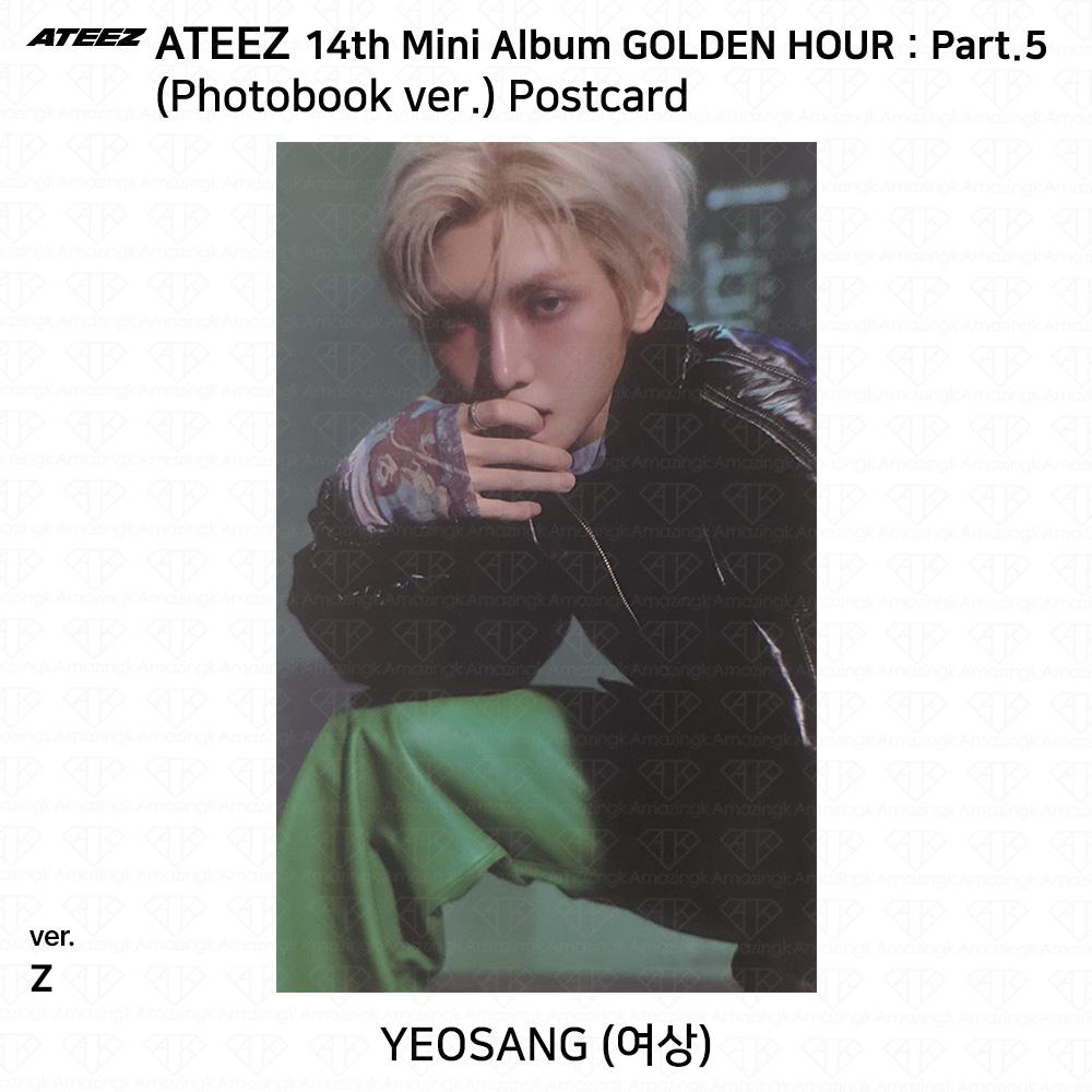 ATEEZ 14th Mini Album Golden Hour Part.5 Photobook ver. Photocard Z VER