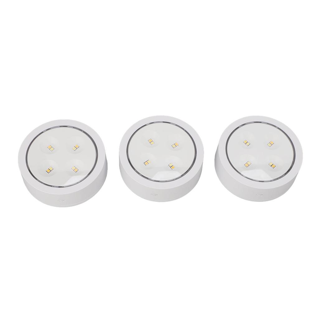 3Pcs Remote Control LED Light ABS Night Lamp Home Decoration for Cabinet Kitchen