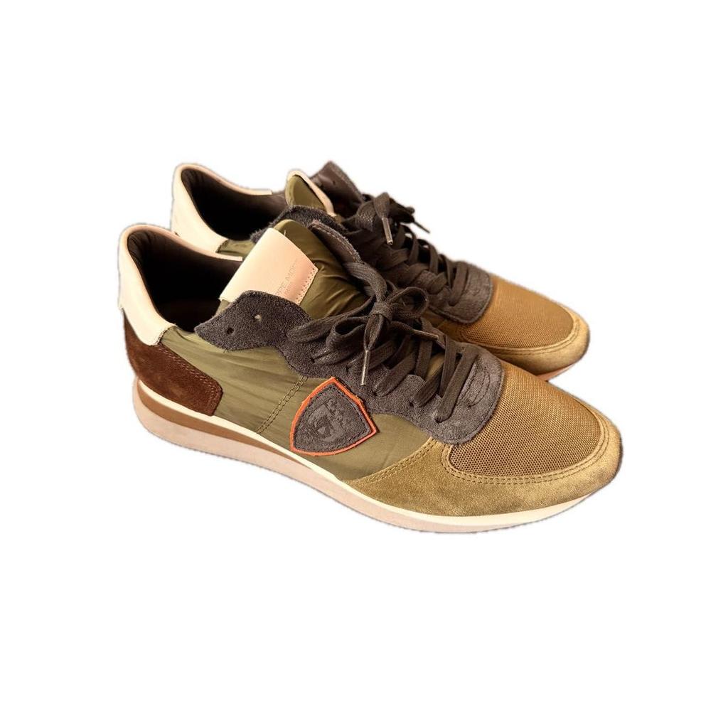 Used PHILIPPE MODEL Size 43 Philippe model sneakers khaki system