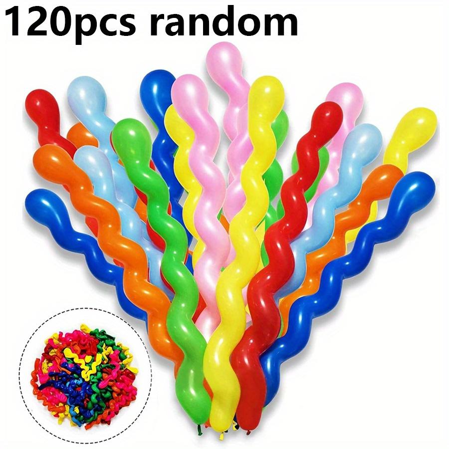 30/60/120pcs 31.5" Colorful Long Spiral Balloon Birthday Party Room Decoration Props Color Artistic Balloon Festival JXB