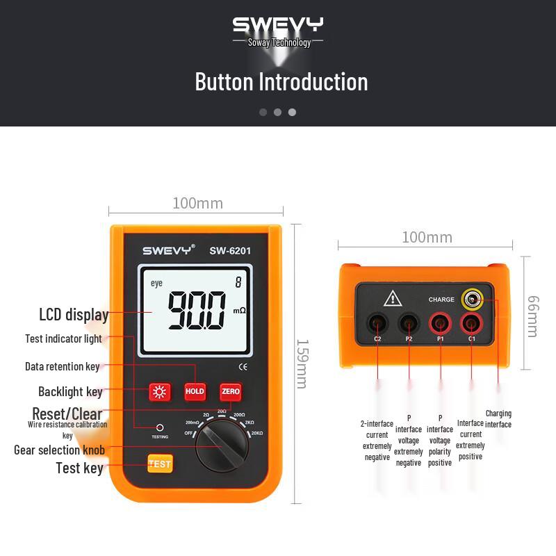Suwei SW6201 DC Low Resistance Tester (CN version)