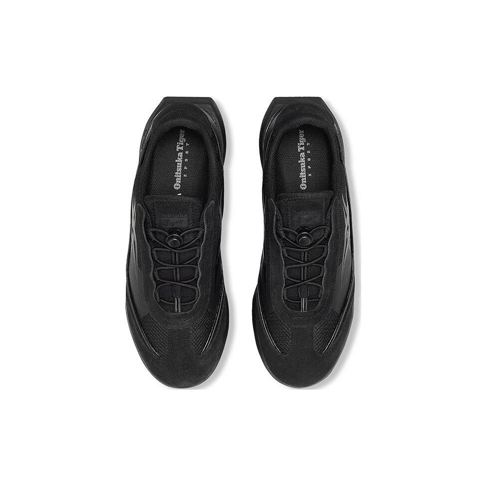 Onitsuka Tiger SP Textile, Cow Leather Slip Resistant Abrasion Resistant Low top Casual Shoes Unisex Black 1183C229-001