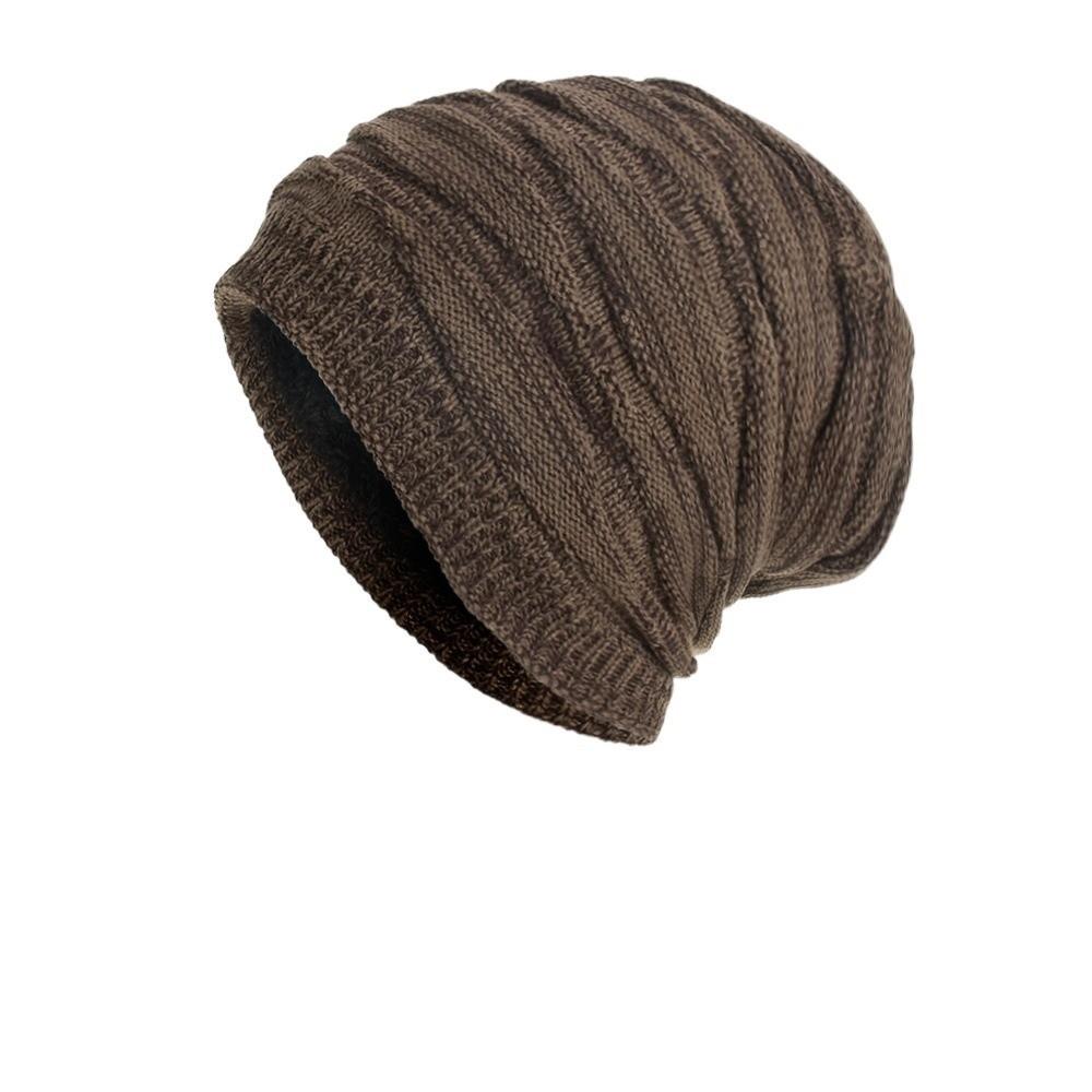 Woolen Woolen Hat Velvet Beanies Cap Simple Knitted Pullover Hat  Girls