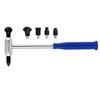6 Replacement Heads Car Hammer Auto Body Dents Repair Kit Fix Set Dents Remover Tool  For Auto Body