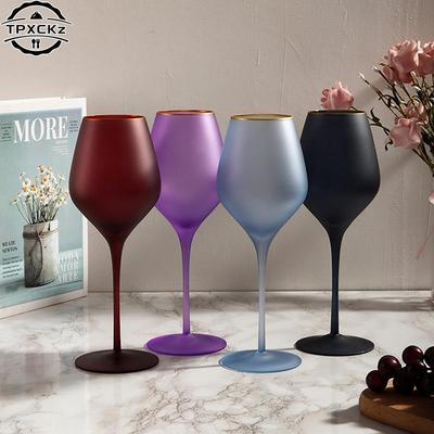 380ml 420ml Weingläser Kreative Mattglas Weinkelche Sekt Whiskey Bierbecher Cocktailkelch Saftglas Bar Trinkgeschirr
