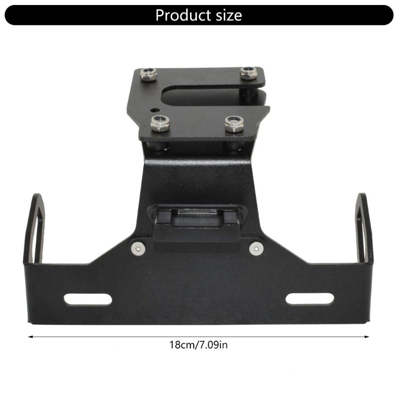 Motorcycle License Plate Bracket for Z900 2017-2023 Taillight Fixed Number Plate Frame Holder Light Mount with LED Light