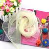 12Pcs Candy Color Square Artificial Silk Dance Scarves Magic Juggling Props