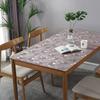 Factory Direct Sales, Tablecloth Waterproof And Oil-Proof Leave-In Pvc Soft Glass Household Nordic Dining Table Cloth Coffee Table Mat Thickened