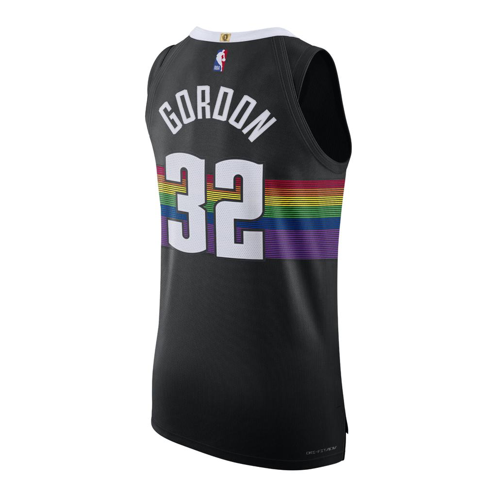 Nike NBA Aaron Gordon Denver Nuggets City Edition AU Player Version 32 Sports Sleeveless Basketball Jersey Men jersey HM6099-012