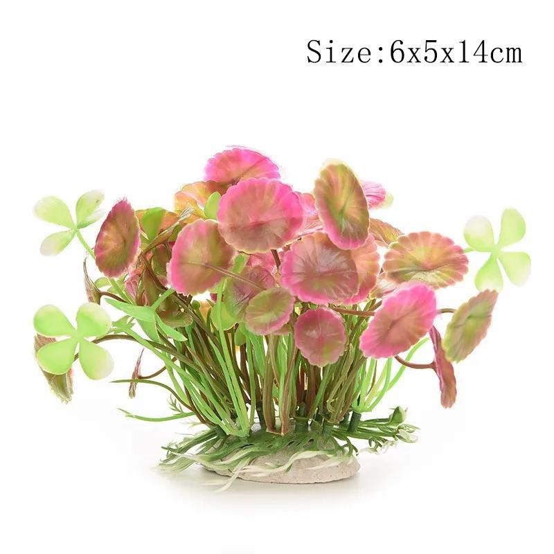 Aquarium Ornament Künstliche Pflanzen Gras Algen Piratenwrack Schiff Felslandschaft Leuchtstein Aquarium Landschaft Dekor Zubehör