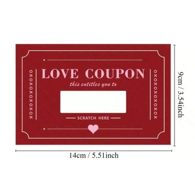 Valentines Scratch Off Love Notes Cards Love Note Scratch Off Cards for Boyfriend Girlfriend Him