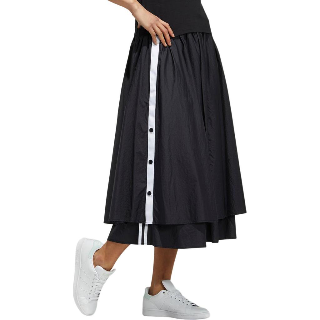 adidas Originals ADIBREAK Casual Long Skirt Women's Black HC6566