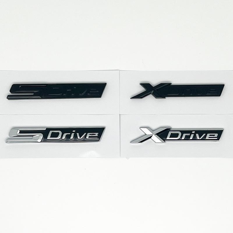 3D SDrive 30d 50d 35d 18d 20d 23d 25d 40d 45d Logo Letter Car Rear Trunk Badge Emblem Decal Sticker For BMW X1 X2 X3 X4 X5 X6 X7