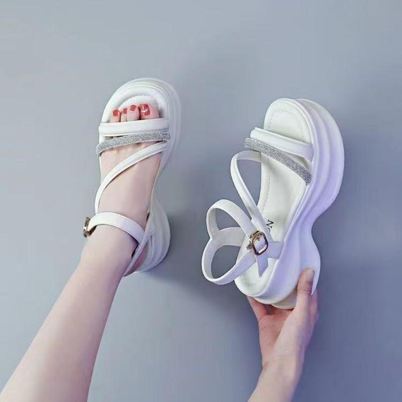 

New Style Shoes - Thick-soled and Soft-soled Platform Women s Versatile Sandals 42