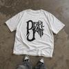 T-shirt Grafica Bianca Pearl Jam Stile Vintage Maglietta Band Rock