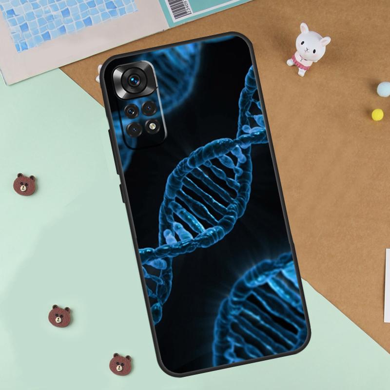 Science DNA Biology Case For Xiaomi Redmi Note 13 14 9 10 11 12 Pro 10S 11S 12S Cover For Redmi 13C 10C 12C 14C