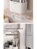 Premium Wall-Mounted Chopstick Holder & Drain Tray for Kitchen Storage