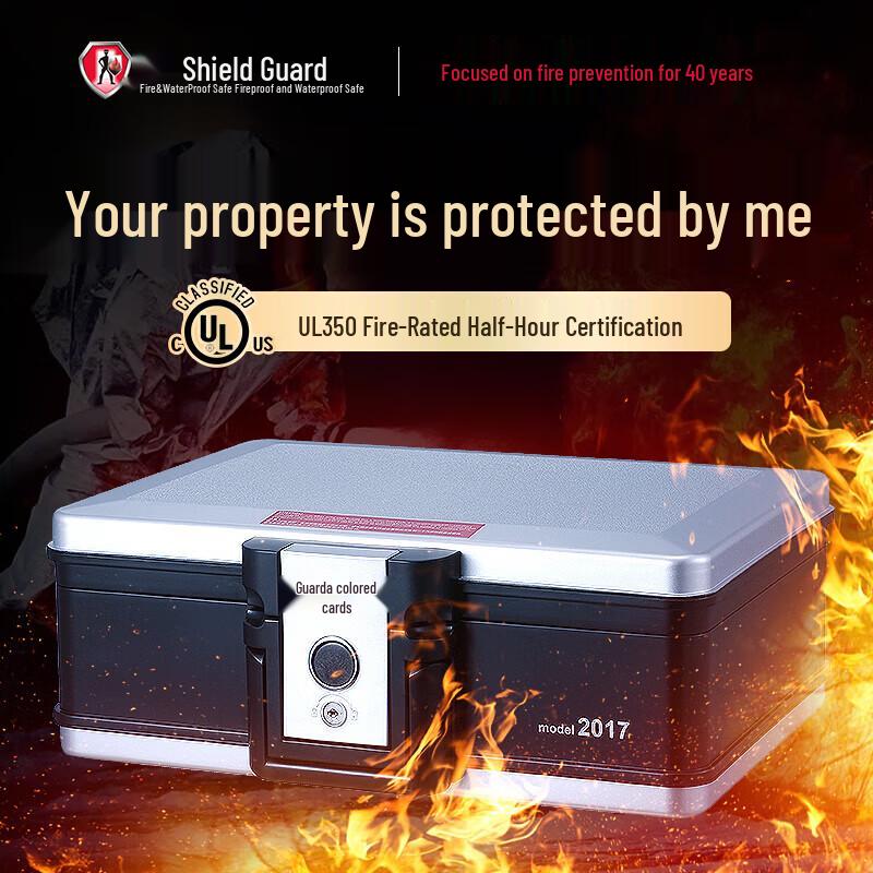 Shield UL Certified Fireproof & Waterproof Portable Safe