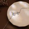 Silver Yuan Tong S925 Luxury Butterfly & Mother-of-Pearl Bracelet for Women