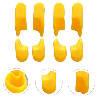 8 Pcs Gummi Füße Tisch Beine Hülsen Schwarz Möbel Protektoren Stühle Caps Pads