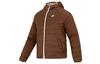 Men's Nike Puffer Jackets Men's Khaki Hooded Moderate