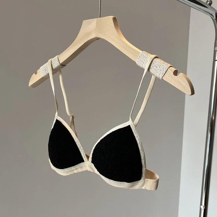 Dreiecksunterwäsche für Damen Kabelloser ultradünner Dreieckskupf-BH