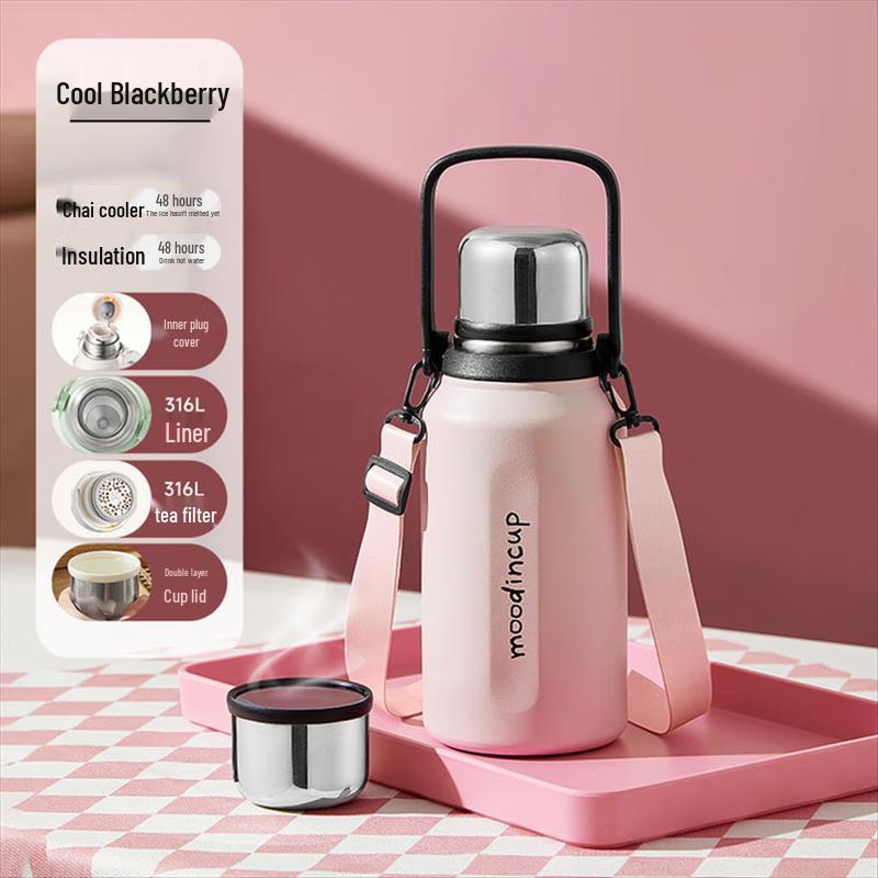 Wushengwu Jian Shi 316L Stainless Steel Large Capacity Thermos