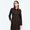 Langzi Retro A-line Shirt Dress with Belt