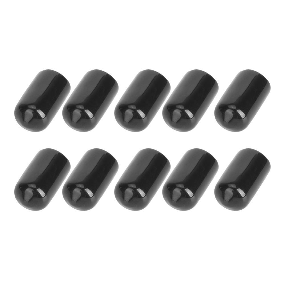 10PCS Rubber Pool Cue Tip Protector Small Head Durable Pool Stick Tip Cover Accessory Kit Portable Cue Tip Head Cover