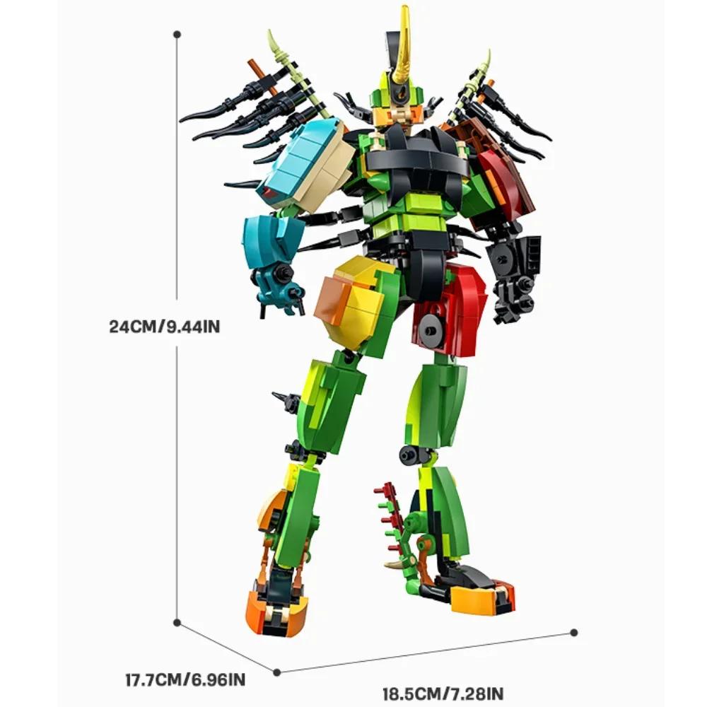 ToylinX 8 in 1 Insect Robot Building Blocks Toy 699 PCS DIY Construction Gift Kids Adults Boys Girls with Realistic Insect Model
