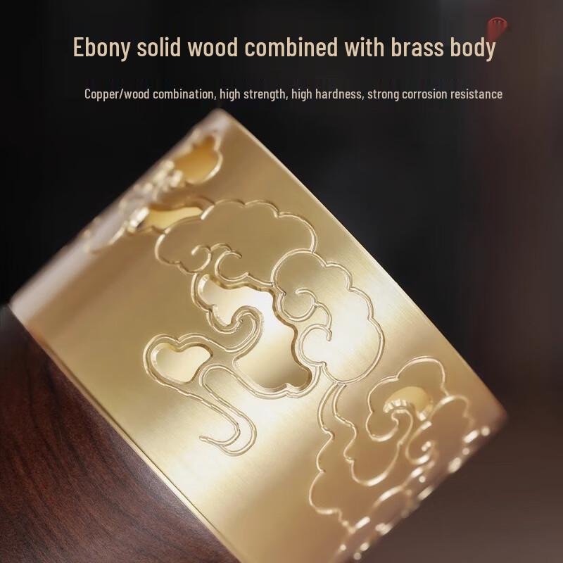 Brass Tea Ceremony Six Gentlemen Tool Set