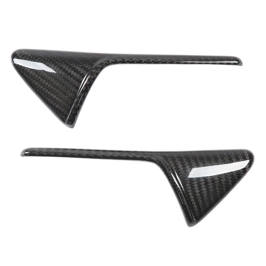 1 Pair Side Camera Vent Cover Trim Real Carbon   Decor Replacement for      