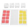 4PCS Double Layer Keycaps with Transparent Cover   Removable Stickers ABS Mechanical Keyboard Replacement Keycaps