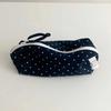 Süßes Federmäppchen Polka Dot Reißverschluss Schreibwarentasche Stifteaufbewahrungstasche Schulbüromaterial