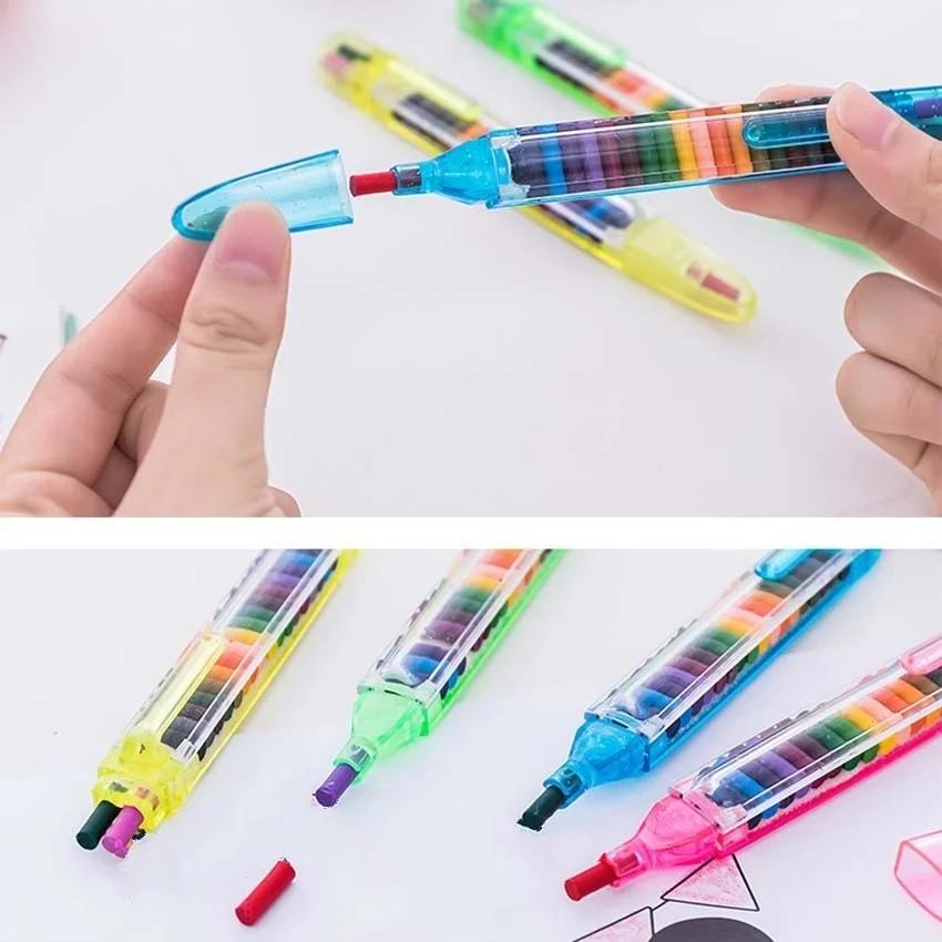 1 ks 20barevných dětských kreslicích per Kreativní papírnictví Pastelky Dětská zábavná vzdělávací barva Graffiti pero Profesionální barvy
