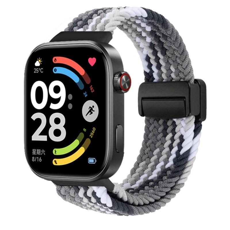 Magnetic Band For Redmi Watch 6 5 4 Strap Sport nylon Adjustable Replacement Braided bracelet correa Xiaomi Mi Band 8 Pro/9 Pro
