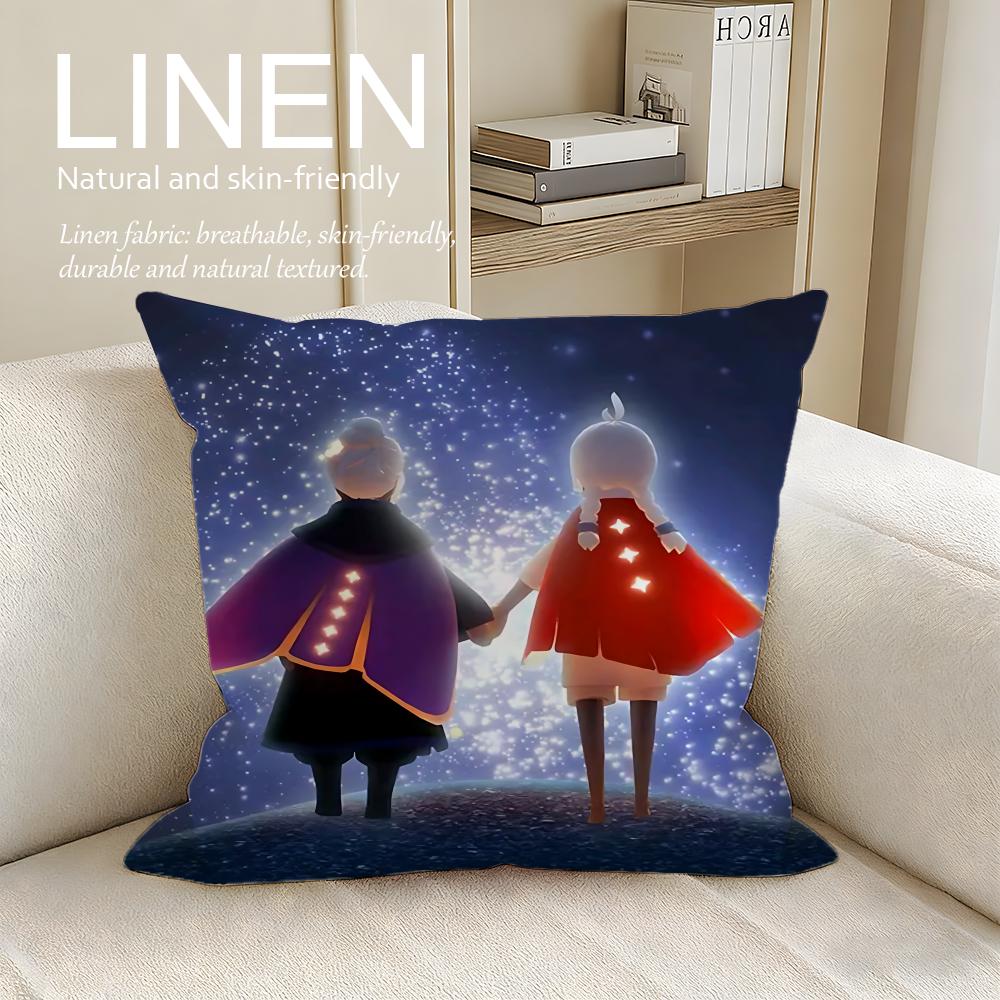 Sky Children of the Light Cushion Cover Pillowcase Set Pcs x x Breathable Washable Sofa Cushion Cover