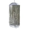 Outdoor Changing and Shower Privacy Shelter with Top Hook, Integrated Overhead Frame, and Full-Length Fabric Screen
