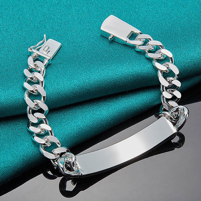 Charm Copper design noble pretty 10MM Mens chain Jewelry fashion Geometric Bracelet free shipping factory price