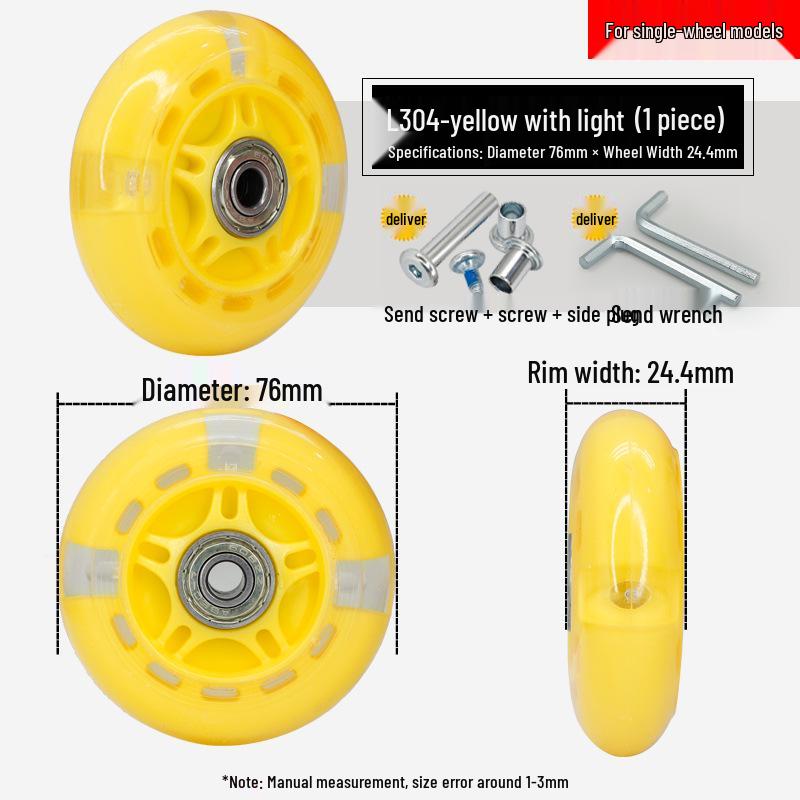 Universalrad-Ersatz für Gepäckkoffer: Lederrolle Gummirolle Felgenreparaturzubehör