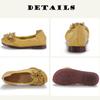 2025 Spring Genuine Leather Ballet Flats Women Flower Slip On Comfort Light Loafer Shoes Woman Retro Moccasins Mom Driving Shoes