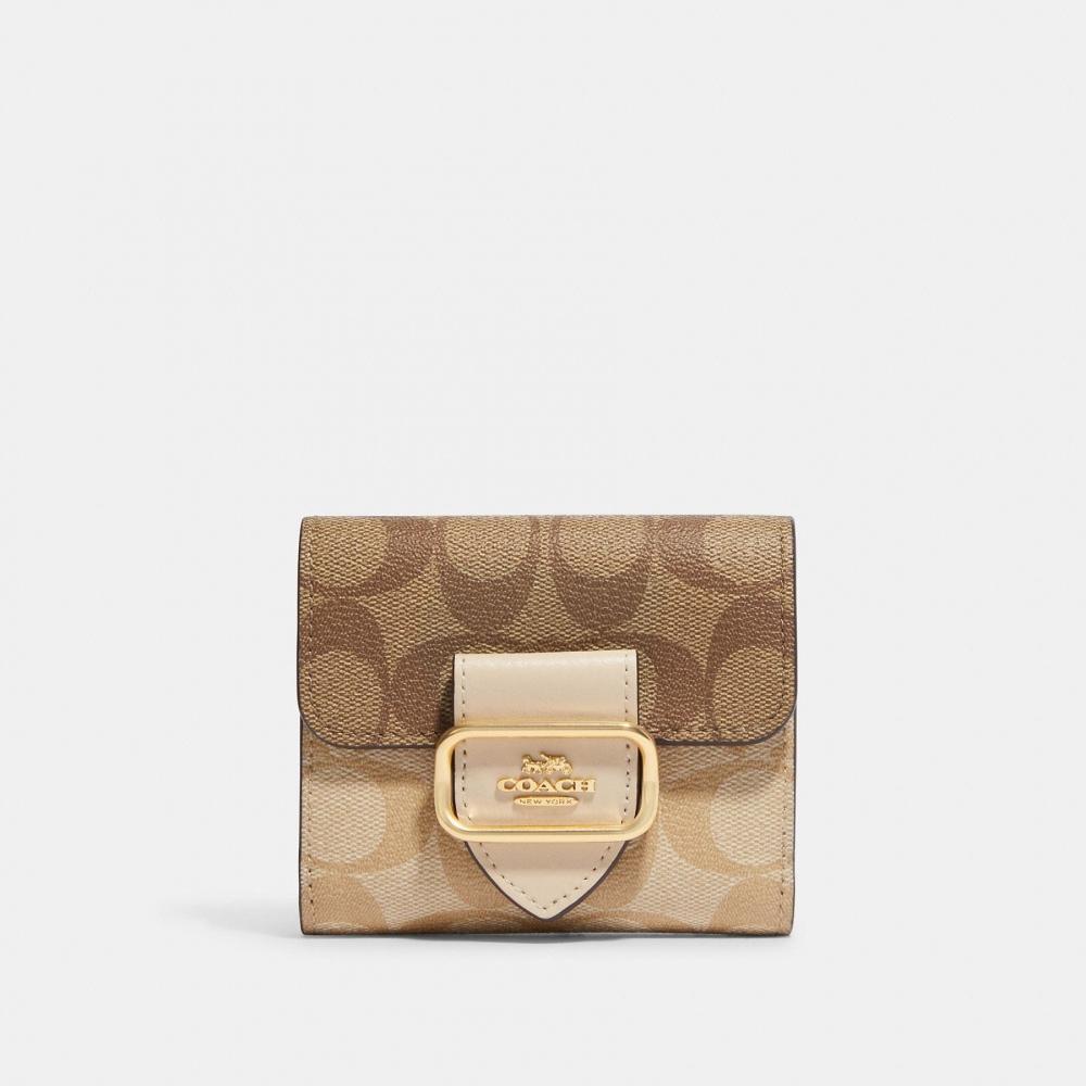 

Маленький кошелек Coach Morgan из канвы Blocked Signature