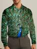 Men's Novelty Button-down Collar Shirt
