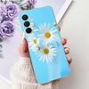 For Samsung A15 Case SM-A155F Clear Luxury Cute Fashion Flowers Funny Painted Back Cover For Samsung Galaxy A15 Phone Case Funda