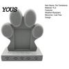 Waterproof Dog Cat Memorial Marker 3D Printed Pet Tombstone with Photo Frame Holder, Weather-Resistant Personalized Burial Headstone Marker, Stone