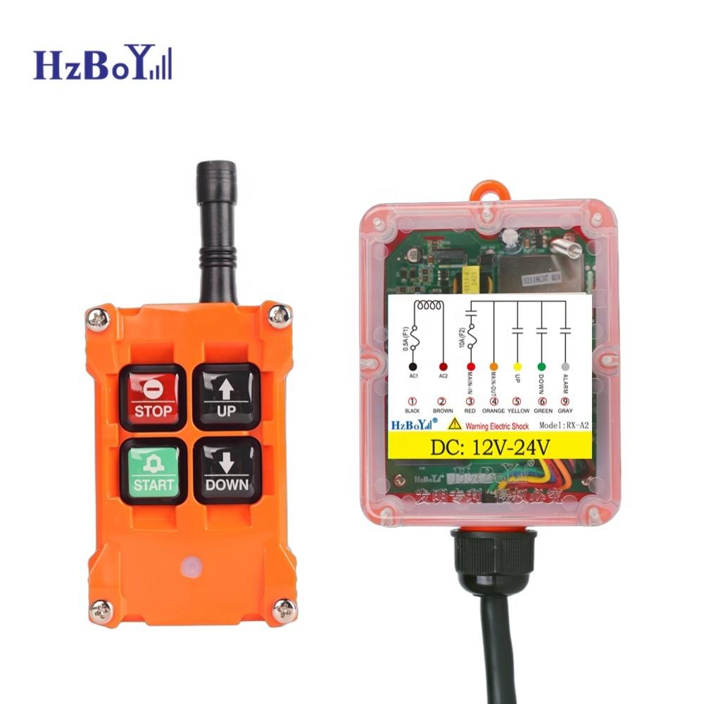 F21-2S Wireless Remote Control for Truck Tailgate Lift, Electric Hoist, and Crane