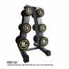 ART&LIVING Fixed Rubber Dumbbell Set